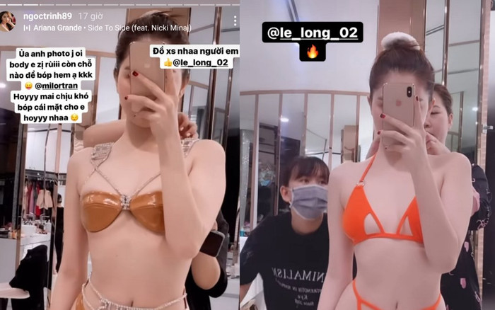 Ngọc Trinh tự đăng ảnh diện bikini tí hon, body không qua chỉnh sửa liệu còn 'nuột'? Ảnh 2