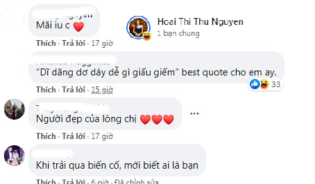 Netizen 'soi' được một bình luận dưới bài đăng của Hoa hậu Thu Hoài, cô cũng thả icon 'haha' vào bình luận ẩn ý về Vy Oanh.