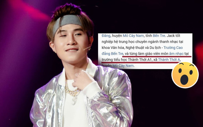 Rộ thông tin Jack từng là giáo viên dạy nhạc, cư dân mạng vội 'mỉa mai' chuyện hát live Ảnh 2