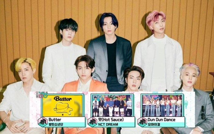 BTS thắng áp đảo Oh My Girl và NCT Dream tại show âm nhạc với Butter Ảnh 2