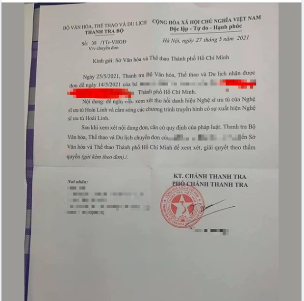 Nội dung xem xét thu hồi danh hiệu NSƯT của Hoài Linh gây xôn xao MXH