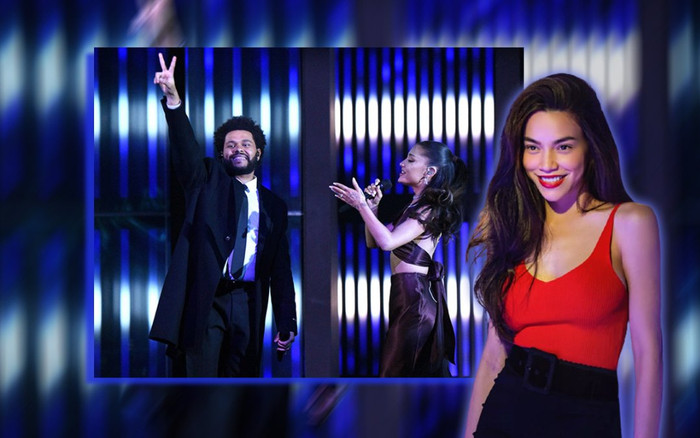 Hồ Ngọc Hà 'mê chữ ê kéo dài' sân khấu của The Weeknd - Ariana Grande tại iHeartRadio Music Awards Ảnh 2