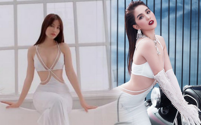 Diễm My 9X khoe body trong chiếc váy cực gắt, nào ngờ Ngọc Trinh đã mặc trước rồi! Ảnh 2