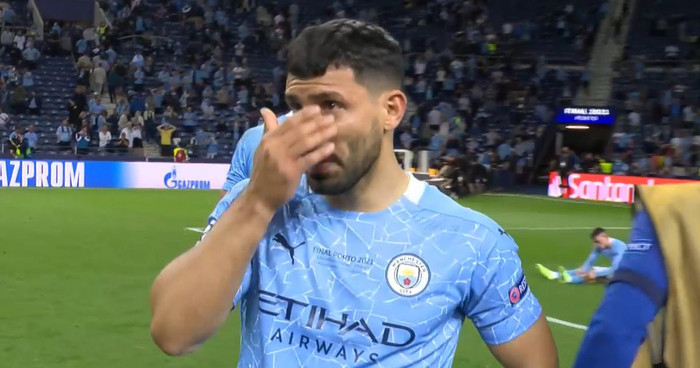 Aguero khóc nghẹn sau trận chung kết Champions League, không có cái kết đẹp như cổ tích với Man City Ảnh 2