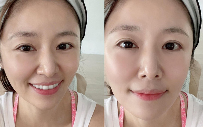 Bị chê nhan sắc xuống cấp, Lâm Tâm Như liền đáp trả bằng loạt ảnh mặt mộc ở tuổi 45 Ảnh 2