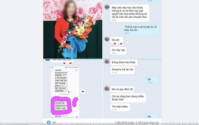 Nữ y tá ở Bắc Giang bước đầu thừa nhận 'vòi' tiền người nhà bệnh nhân Covid-19 Ảnh 2