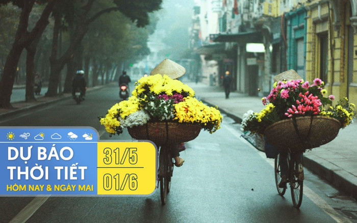 Dự báo thời tiết hôm nay và ngày mai 1/6: Hà Nội nắng nóng, TPHCM mưa dông Ảnh 2