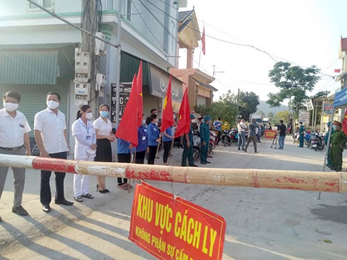 Xã Quỳnh Lập từng ghi nhận ca dương tính trong cộng đồng