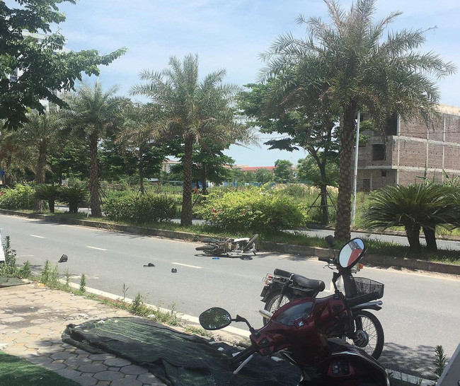 Hiện trường vụ cướp.