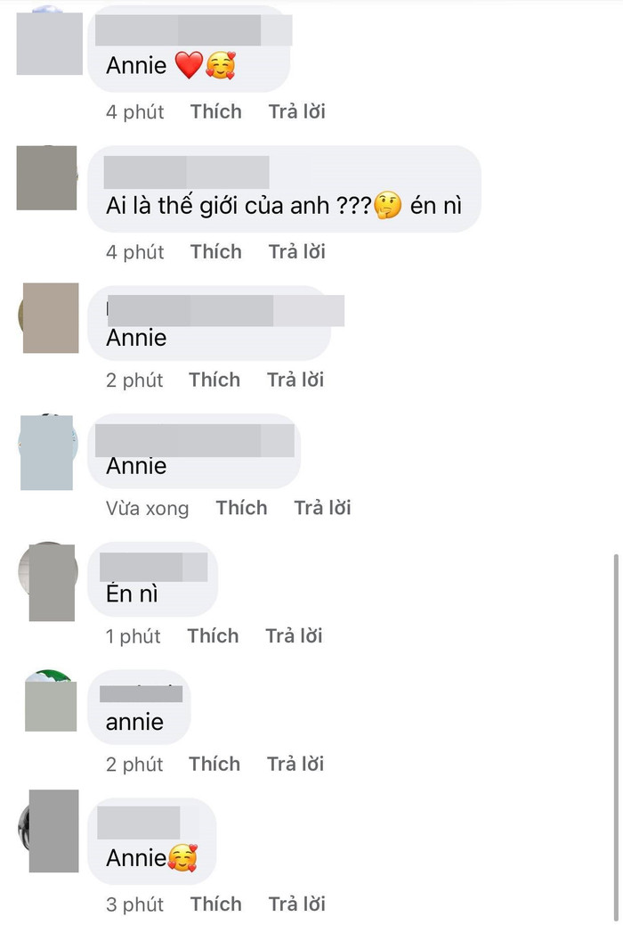 Annie được gọi tên liên tục.