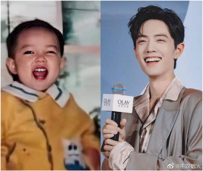 'Bé' Tiêu Chiến kháu khỉnh, với nụ cười tỏa nắng.