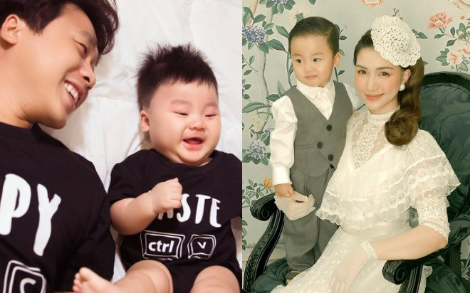 Bé Bo được khen giống bố như đúc, Hòa Minzy cố gắng vớt vát nhưng bất thành Ảnh 2