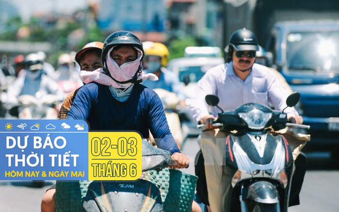 Dự báo thời tiết hôm nay và ngày mai 3/6: Hà Nội nắng nóng đặc biệt gay gắt, TPHCM có mưa rải rác Ảnh 2