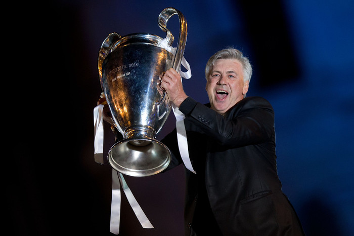 HLV Ancelotti trở lại dẫn dắt Real Madrid.