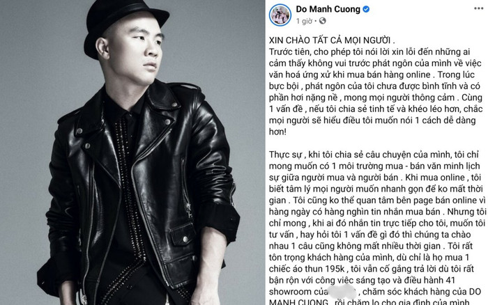 Đỗ Mạnh Cường xin lỗi sau lùm xùm bắt bẻ câu chữ của khách hàng Ảnh 2