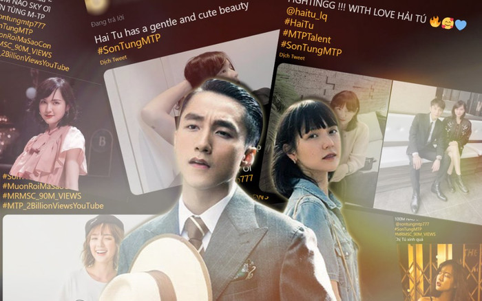 Kêu gọi cày view cho Sơn Tùng mà toàn dùng ảnh và khen ngợi Hải Tú, fan đã chấp thuận tình mới của Sếp? Ảnh 2