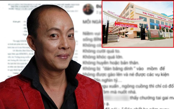 Phía nhà trường lên tiếng sau ồn ào NSƯT Đức Hải văng tục trên mạng xã hội Ảnh 2