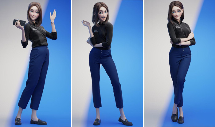 Sam được cho là trợ lý ảo 3D mới của Samsung. (Ảnh: MalteserRefs / Twitter)