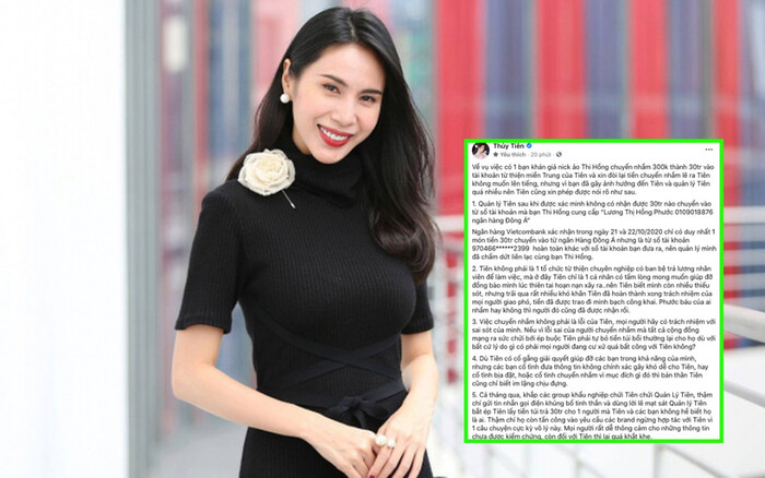 Thủy Tiên lên tiếng vụ quản lí bị tố 'ăn chặn' tiền từ thiện: 'Mọi người chửi bới, quá bất công với tôi' Ảnh 2