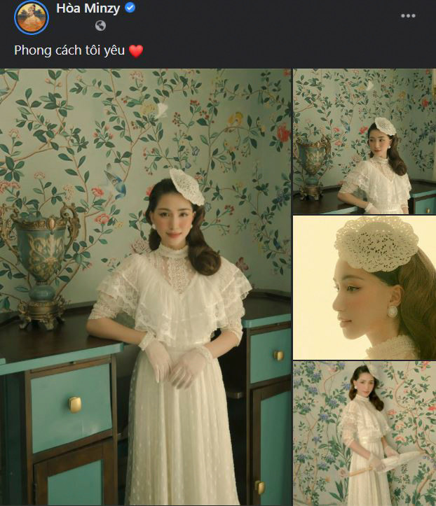 Bài đăng của Hòa Minzy.
