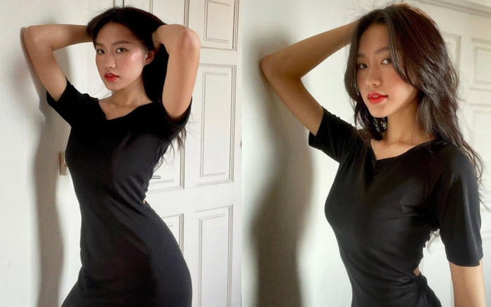 'Bạn gái tin đồn' của Đoàn Văn Hậu khoe vòng eo 55 'soán ngôi' Ngọc Trinh Ảnh 2