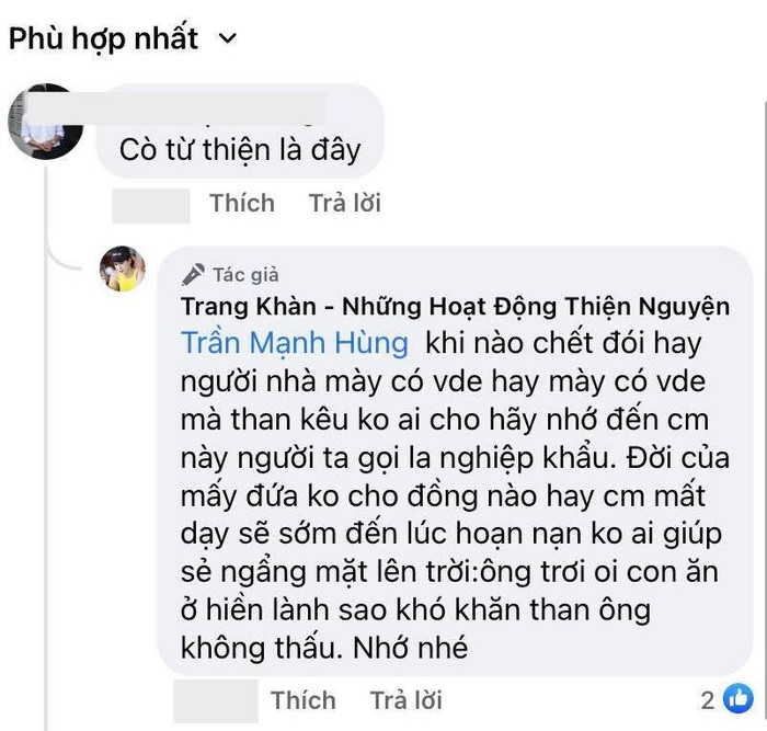 Bị gọi 'cò từ thiện', Trang Trần đáp trả cực gắt: Bình luận bậy sẽ sớm đến lúc hoạn nạn không ai giúp Ảnh 3