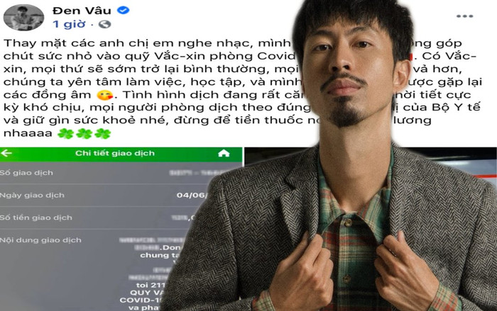 Đen Vâu và Đồng Âm chung tay vào quỹ vắc-xin chống Covid, nhắn nhủ mọi người giữ sức khoẻ hết sức 'cute' Ảnh 2