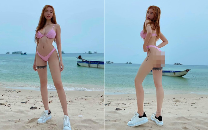 Diện bikini 'bé tí tẹo', Elly Trần khoe vòng 3 nóng rực hơn cái nắng mùa hè Ảnh 2
