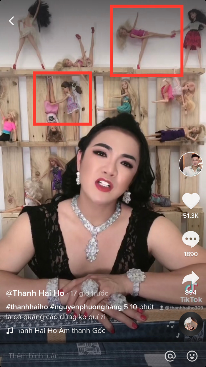 Dàn búp bê 'sa đọa' của 'cô Phương Hằng pha ke'.