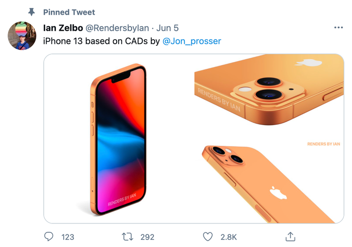 iPhone 13 màu cam đẹp ngất ngây, độc lạ bất ngờ với camera xếp chéo Ảnh 3