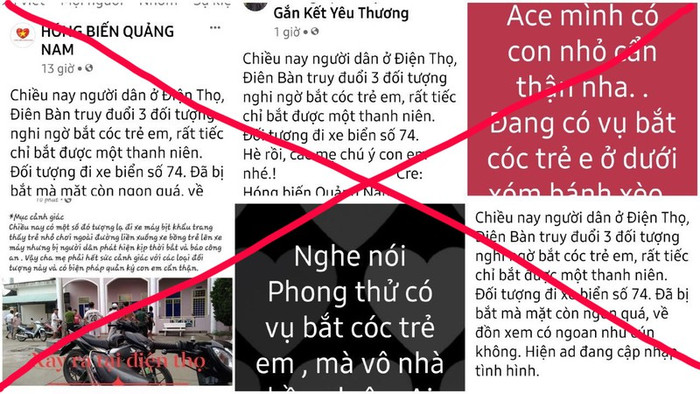 Thực hư vụ 'bắt cóc trẻ em' ở Quảng Nam lan truyền trên mạng xã hội Ảnh 2