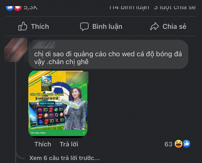 Bình luận của một khán giả.