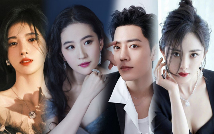 Cận cảnh nhan sắc Tiêu Chiến, Dương Mịch - Lưu Diệc Thi trước thảm đỏ 'Tencent 2021' Ảnh 2