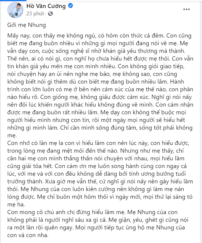 Bài đăng mới đây của Hồ Văn Cường