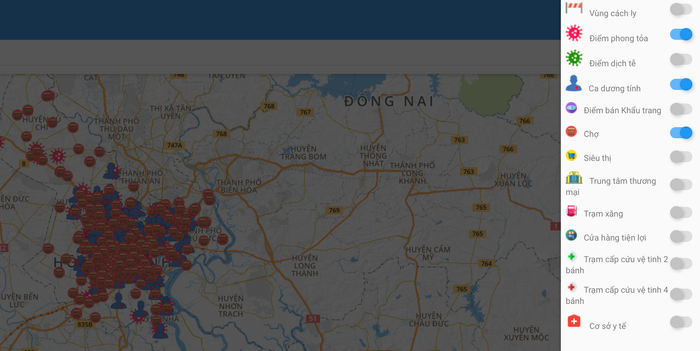 Người dân TP.HCM đã có thể xem trực tuyến bản đồ tình hình dịch COVID-19 từ hôm nay Ảnh 4