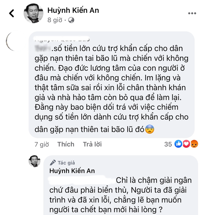 Giữa 'bão drama', diễn viên Kiến An: 'Chậm giải ngân chứ đâu biển thủ, muốn người ta chết mới hài lòng?' Ảnh 4