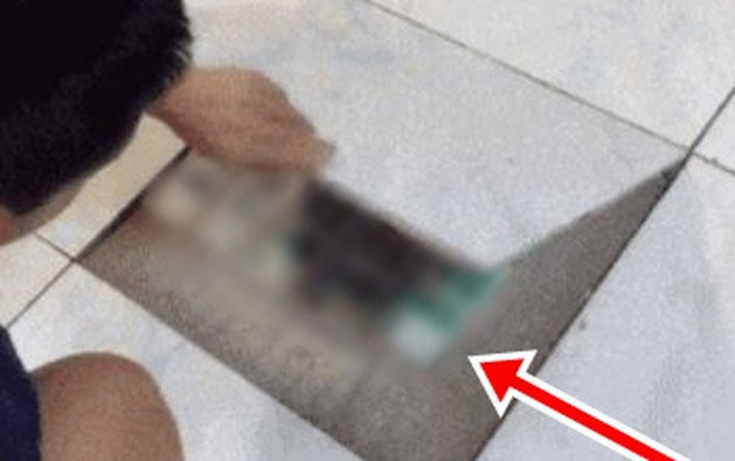 Đang lau nhà thì thấy viên gạch khả nghi, vợ bảo chồng cạy lên, 'tức sôi máu' khi phát hiện thứ bên dưới Ảnh 2