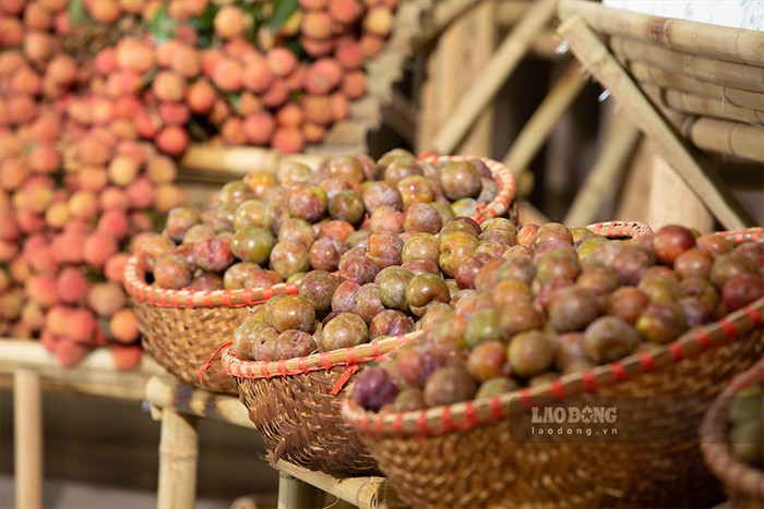Các mặt hàng nông sản được bán trong buổi sáng hôm nay (8/6). Ảnh: Lao Động