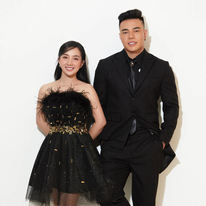 Lê Dương Bảo Lâm và vợ