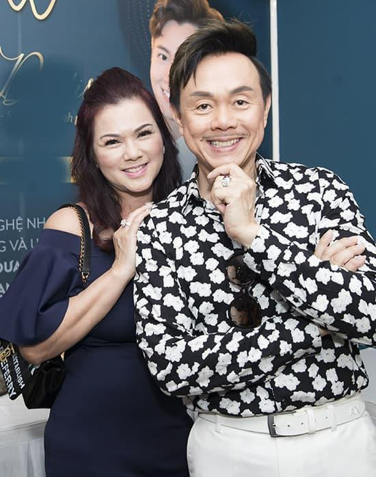 Cố nghệ sĩ Chí Tài và bà xã Phương Loan.