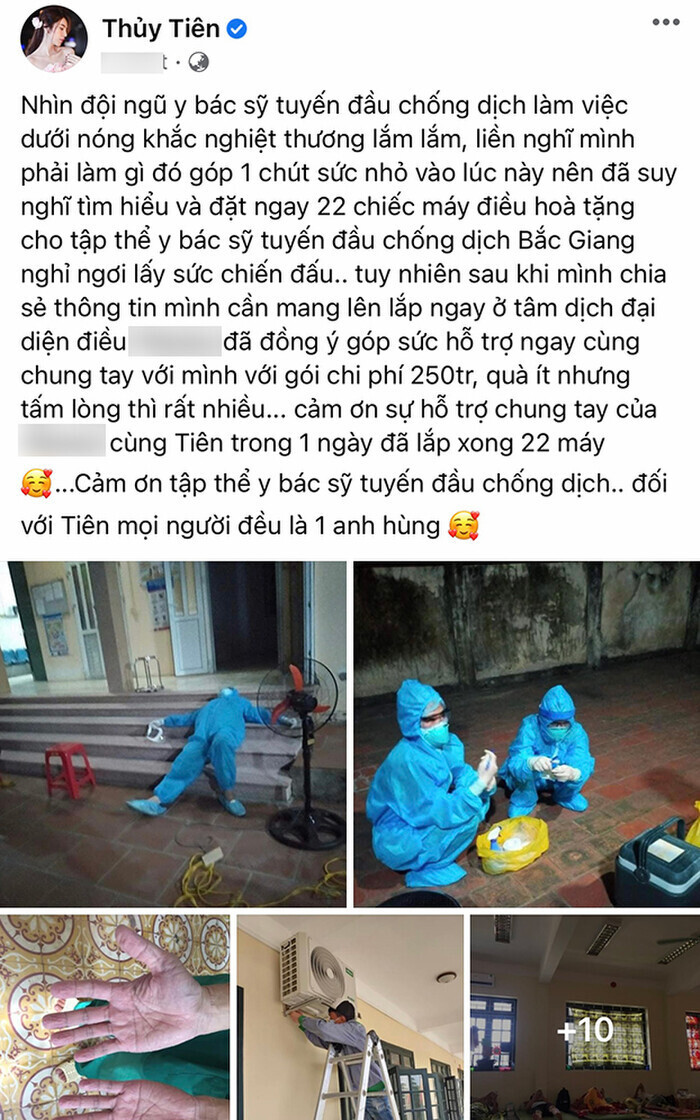 Bị nói 'nhận vơ' trong việc hỗ trợ thiết bị y tế, Thủy Tiên 'đáp trả' bằng hành động tức thời Ảnh 3