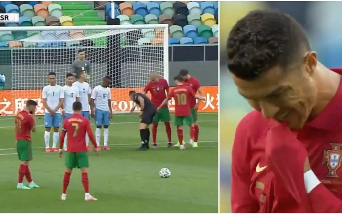 Ronaldo biến mình thành trò cười với pha sút phạt thảm họa nhất sự nghiệp Ảnh 2