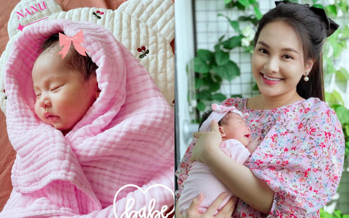 Đầy tháng con gái nhỏ, Bảo Thanh khoe ảnh cận mặt kèm tâm thư: 