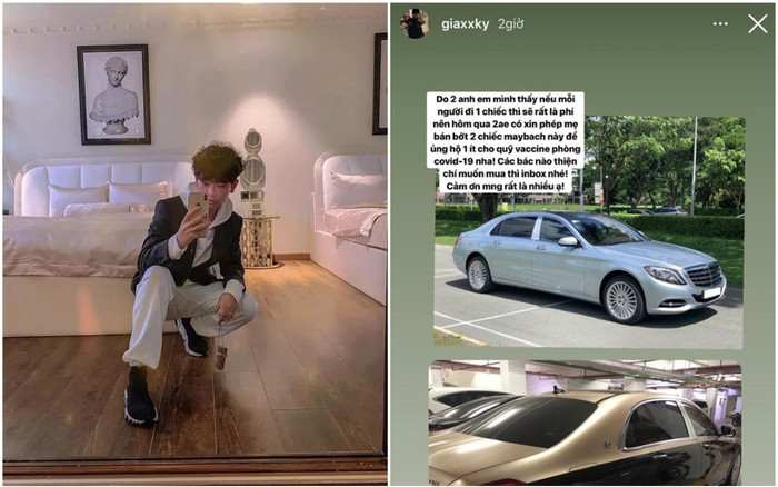 Rich kid Gia Kỳ tiếp tục gây 'choáng' khi rao bán 2 chiếc Maybach để ủng hộ quỹ vaccine phòng Covid-19 Ảnh 2