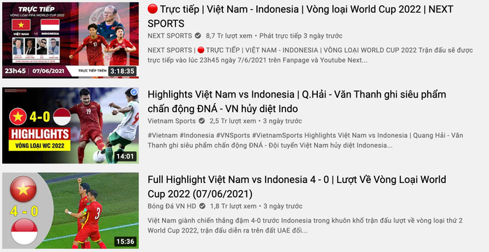 Đội tuyển Việt Nam 'càn quét' Top Trending YouTube, người hâm mộ phấn khích đợi trận đấu với Malaysia Ảnh 2