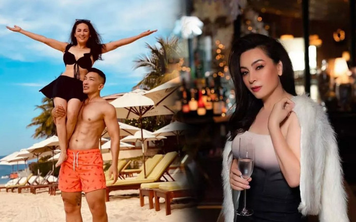 Không áo dài, bà ba, Phi Nhung ngoài đời 'dát' hàng hiệu sang chảnh, diện bikini bên trai 6 múi Ảnh 2