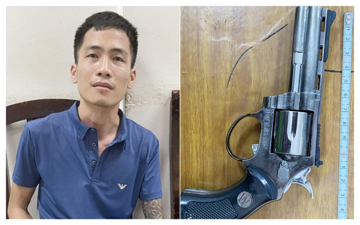 Hà Nội: Tạm giữ hình sự đối tượng mang 'súng bật lửa' và bình xịt hơi cay đi cướp tài sản Ảnh 2
