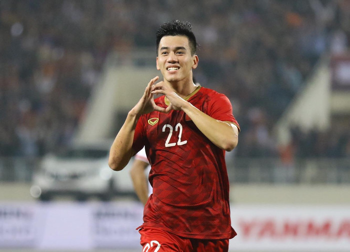 Tiến Linh ghi bàn mở tỷ số cho tuyển Việt Nam.