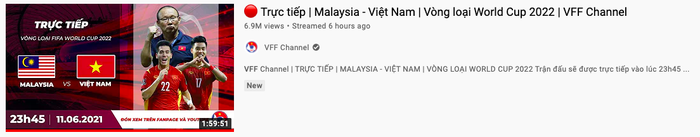 3 triệu người xem đội tuyển Việt Nam hạ gục Malaysia cùng lúc trên YouTube Ảnh 3