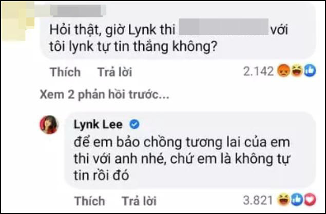 Chỉ cần một câu bình luận đáp trả, Lynk Lee đã nhận về gần 4K like khiến cho 'kẻ gây hấn' phải muối mặt Ảnh 2